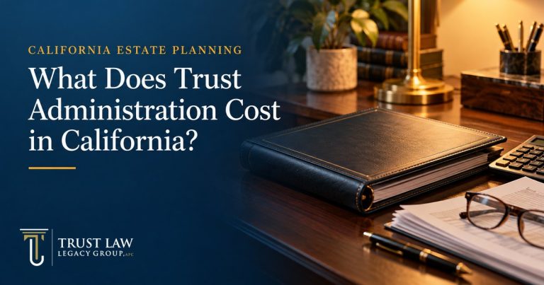 What Does Trust Administration Cost in California?